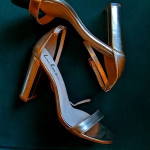 Lulu's Rose Gold Heel